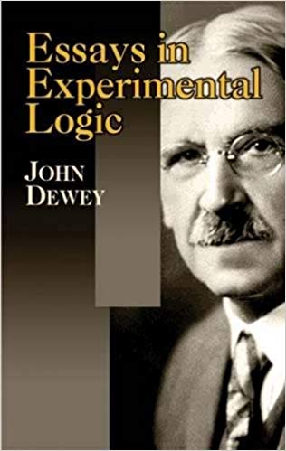 존 듀이(John Dewey)의 저서 'Essays in Experimental Logic' 표지
