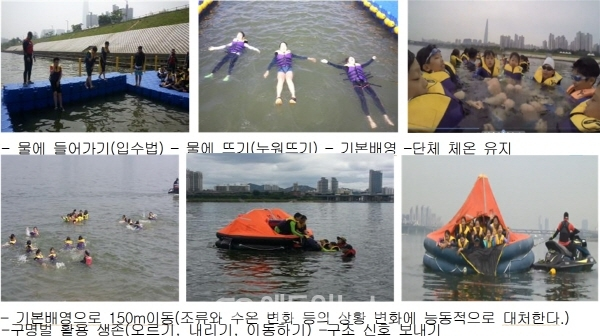 안심생존수영 프로그램 모습. (사진=서울시교육청)