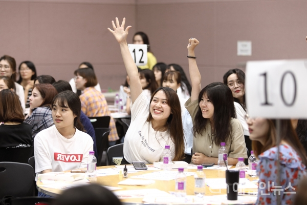 서울여자대학교가 개최한 '인바운드 커뮤니티 한가위 행사' 장면(사진=서울여자대학교)