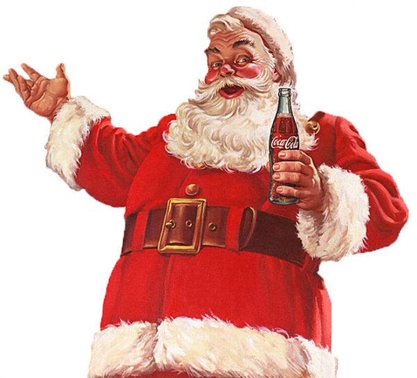 코카콜라가 광고로 만든 산타클로스