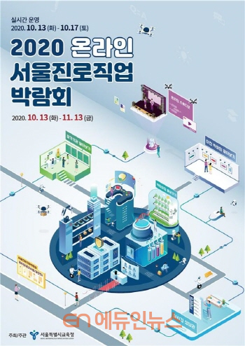 2020 온라인 서울진로직업박람회 포스터 (사진=서울시교육청)