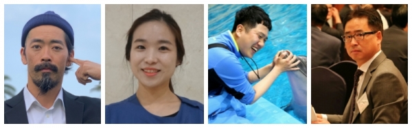 왼쪽부터 김보람, 송서영, 선주동, 이명식. 